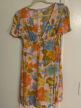 billabong floral sundress beachy